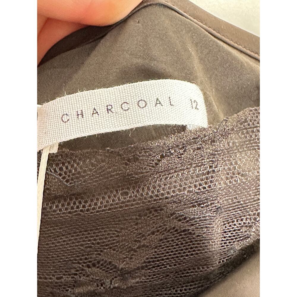 CHARCOAL Fated Maxi Satin Slip Dress Chocolate Brown Sz AU 12/US 8 NWT $98 {Y27} - Picture 4 of 5